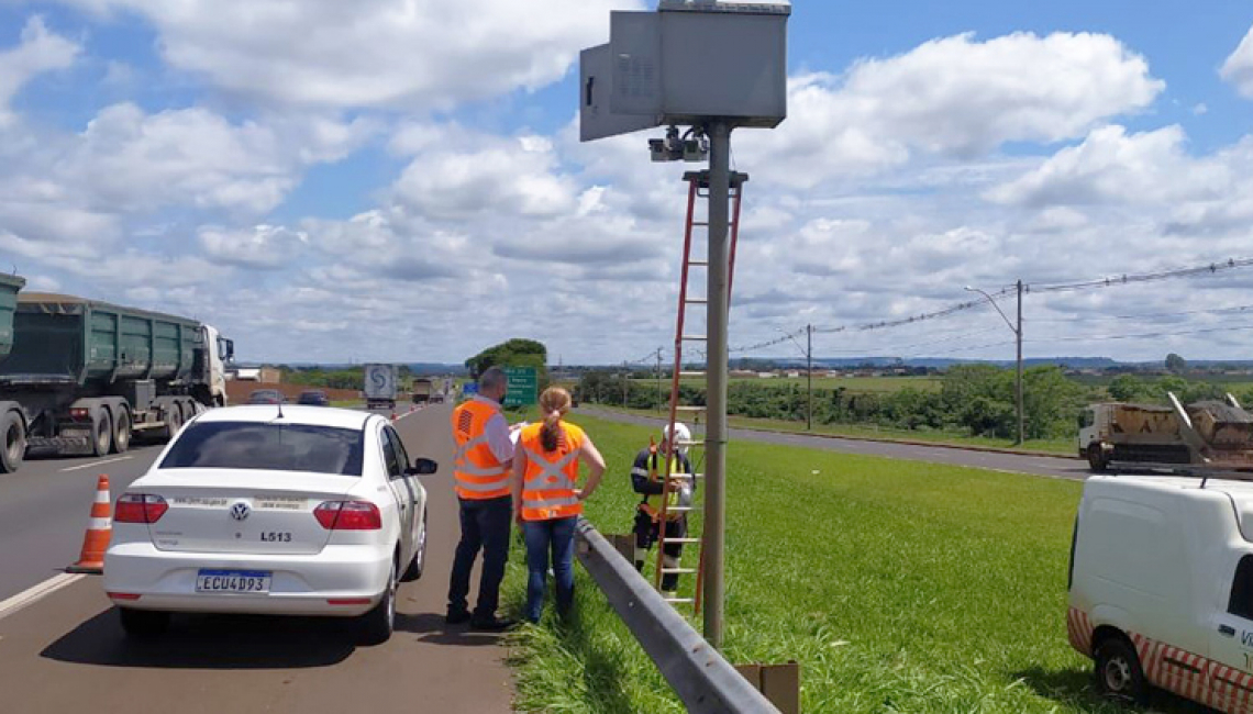 Ipem-SP verifica radar na rodovia SP 330, em Ribeirão Preto 