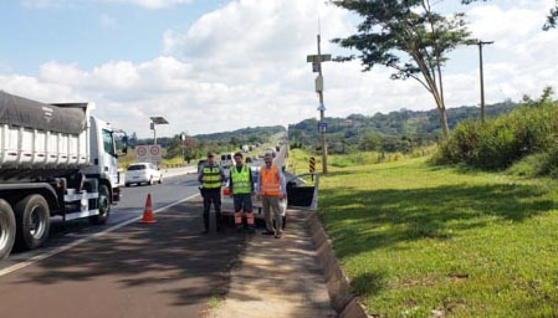 Ipem-SP verifica radar na rodovia SP 330, em Ribeirão Preto