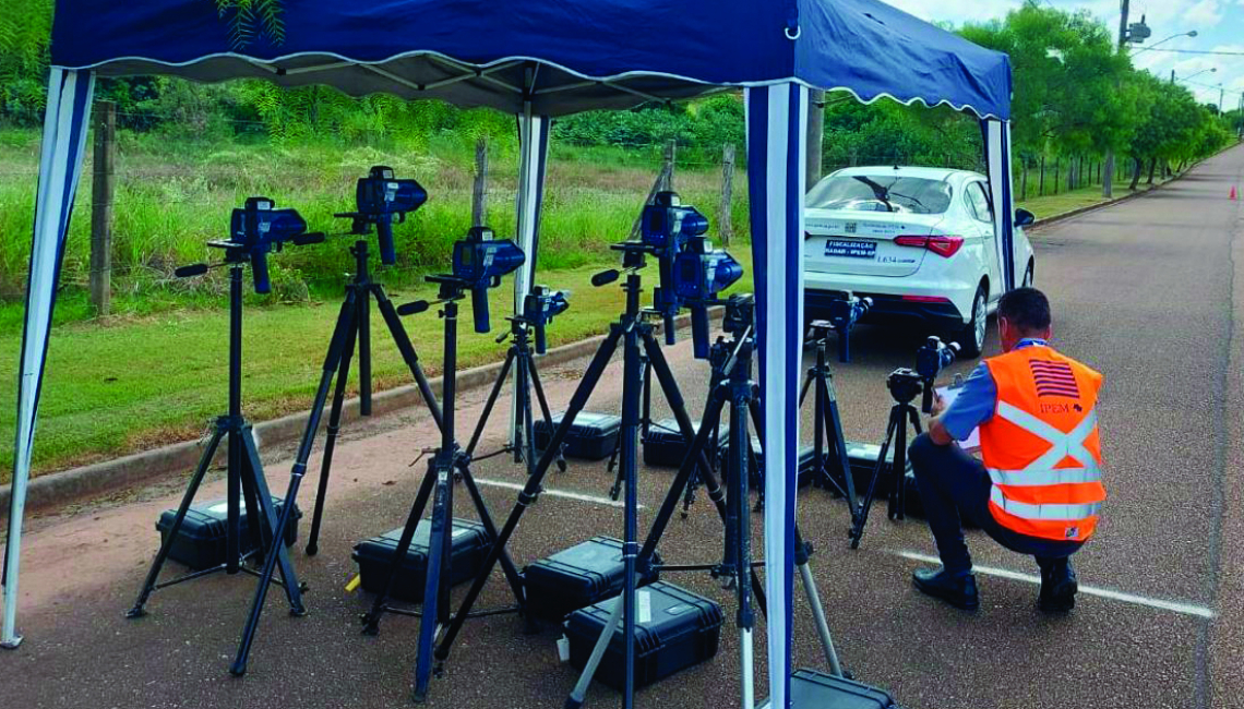 Ipem-SP verifica radares estáticos das polícias rodoviárias dos estados de São Paulo e Paraná