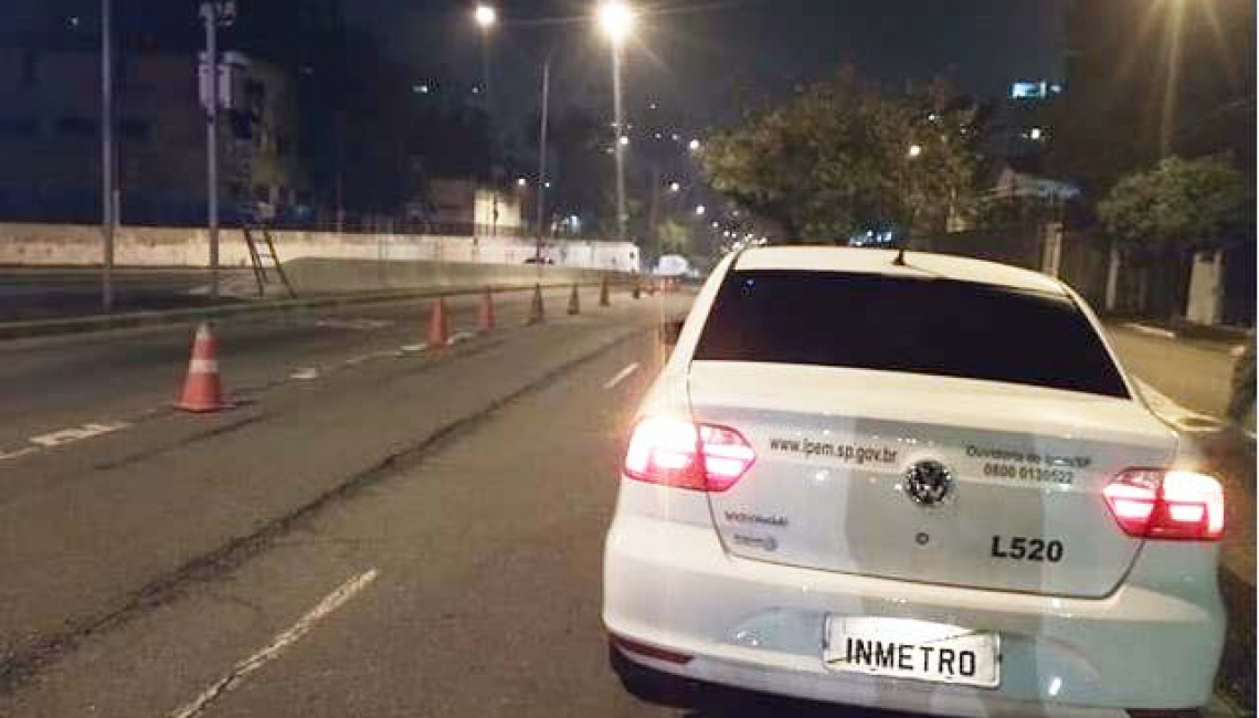 Ipem-SP verifica radares na Avenida Vereador José Diniz, região sul da capital