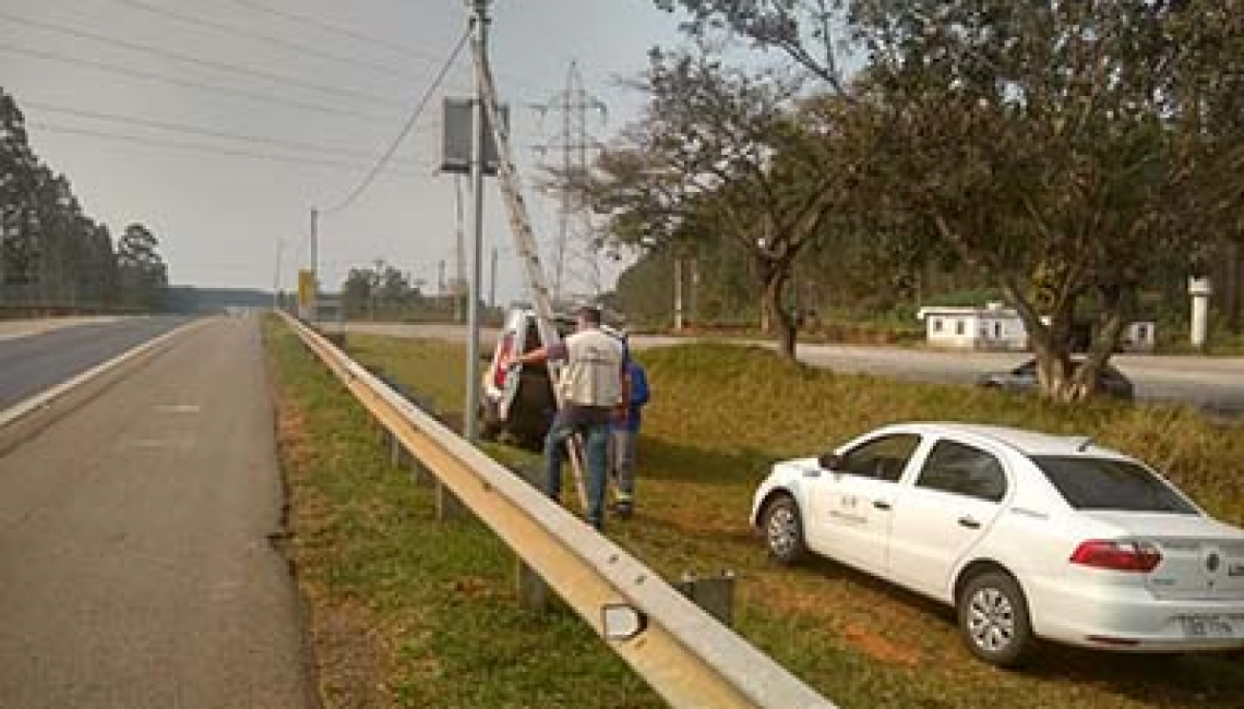 Ipem-SP verifica radar na Rodovia SP 127 em Capão Bonito