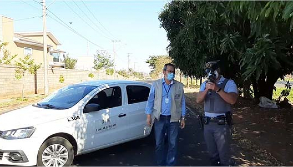 Ipem-SP verifica radar estático do Policiamento Rodoviário da Polícia Militar de São José do Rio Preto