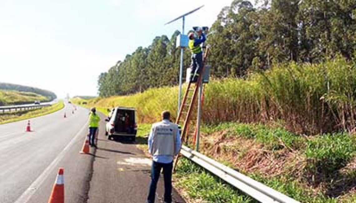 Ipem-SP verifica radar na Rodovia SP 294 em Garça