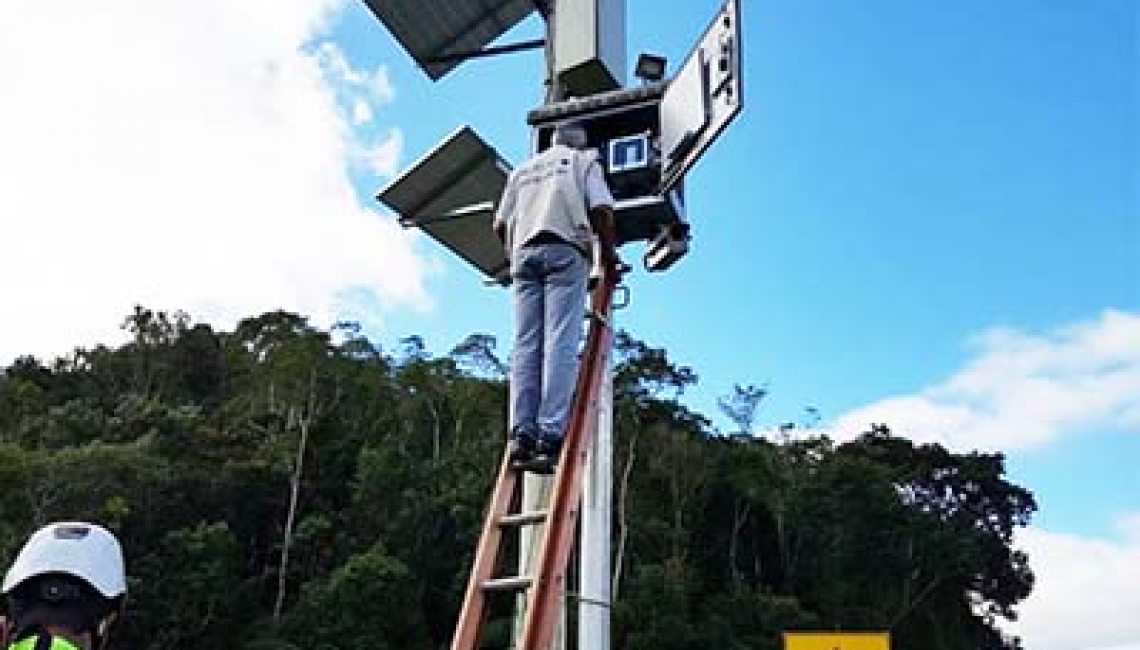 Ipem-SP verifica radares na Rodovia Presidente Dutra (BR 116) em Barra do Turvo