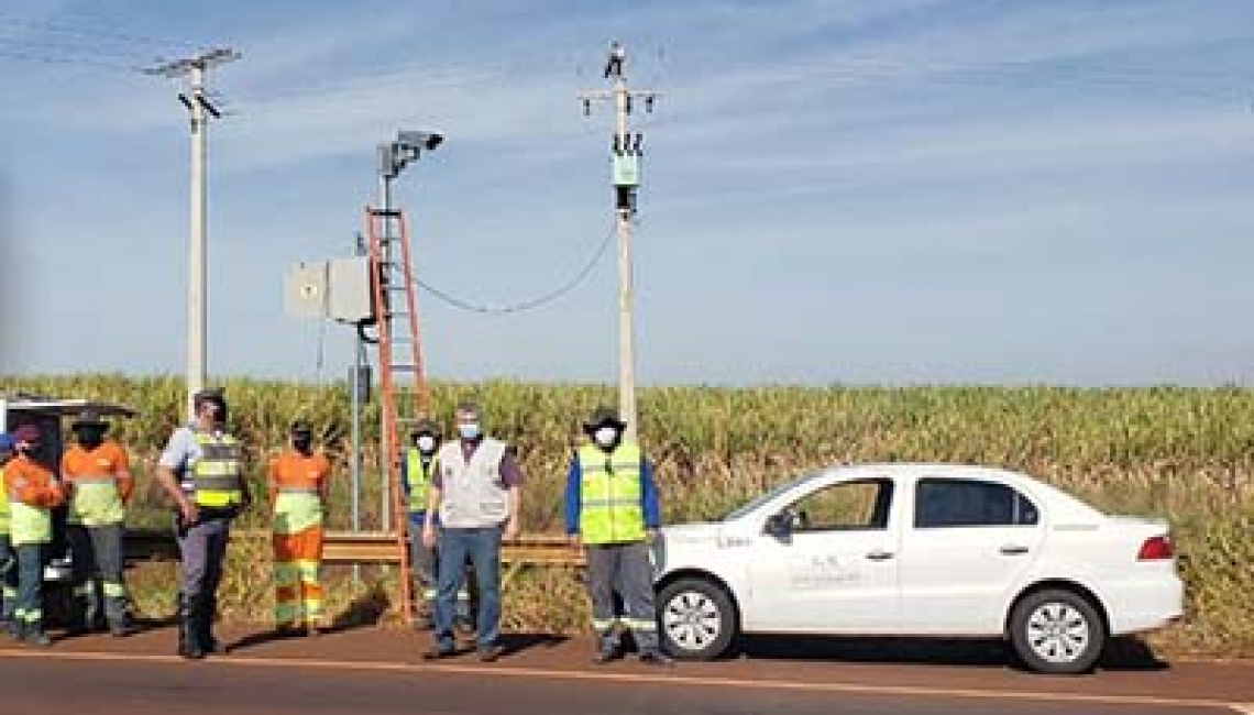 Ipem-SP valida radar na Rodovia SP 413 em Miguelópolis