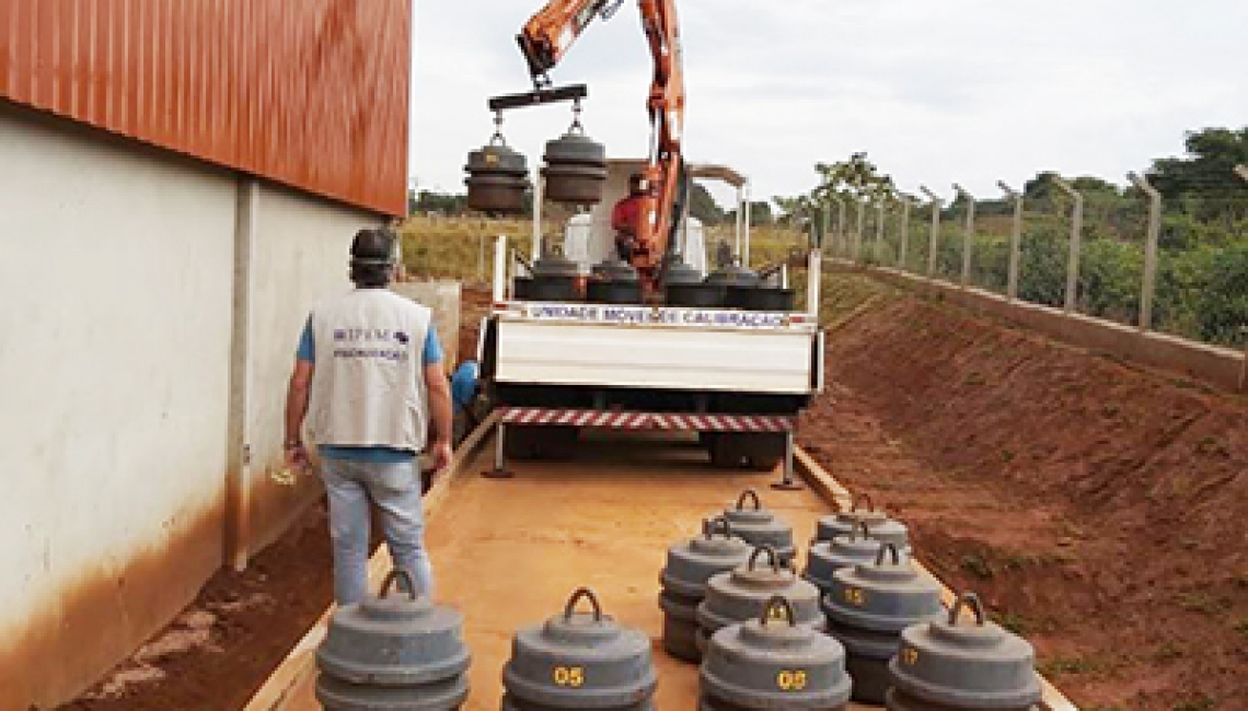 Ipem-SP verifica balança rodoviária em Patrocínio Paulista