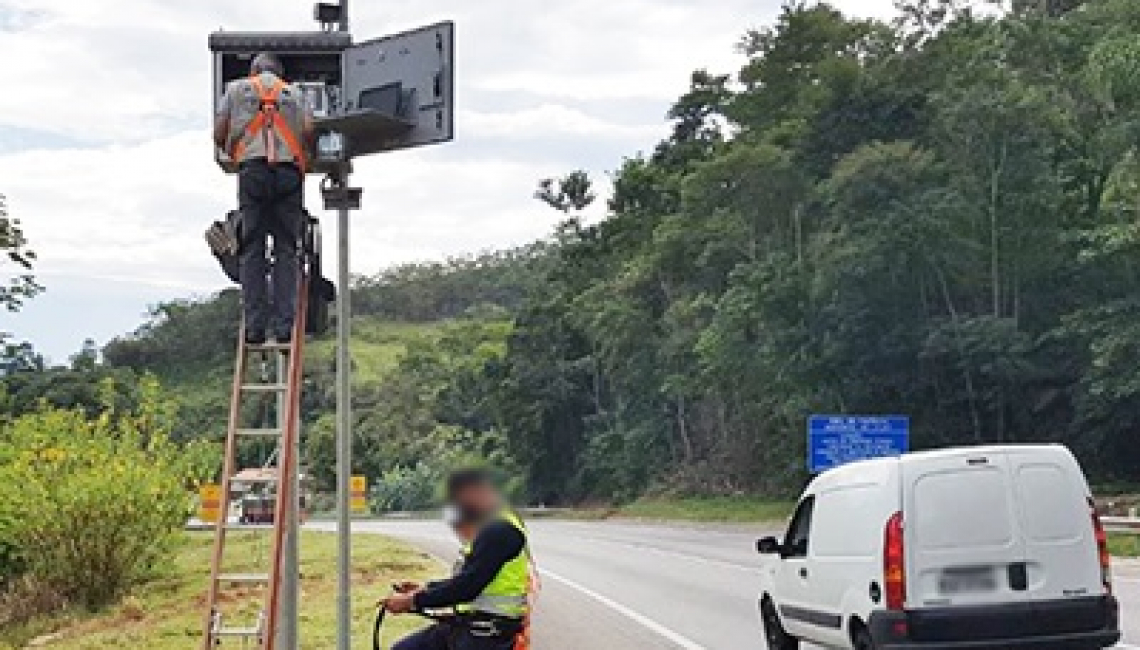 Ipem-SP verifica radar na Rodovia BR 116 em Cajati