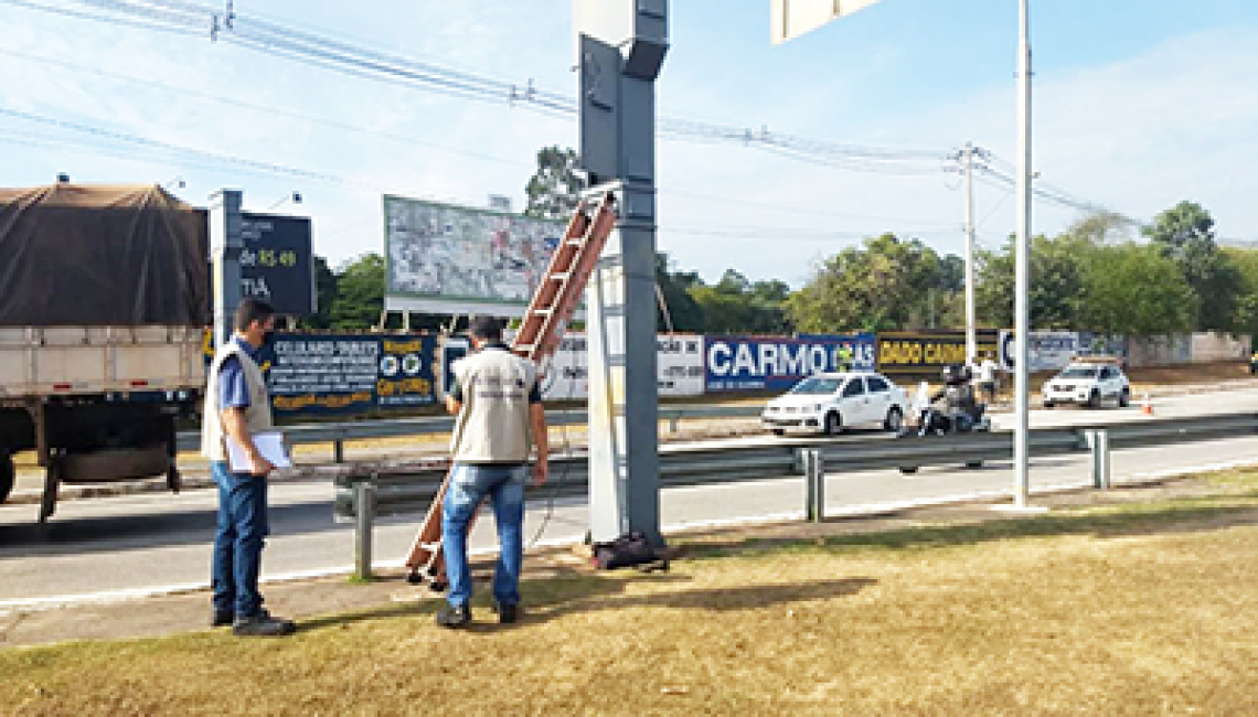 Em Itu, Ipem-SP realiza verificação de radar na Rodovia SP 79