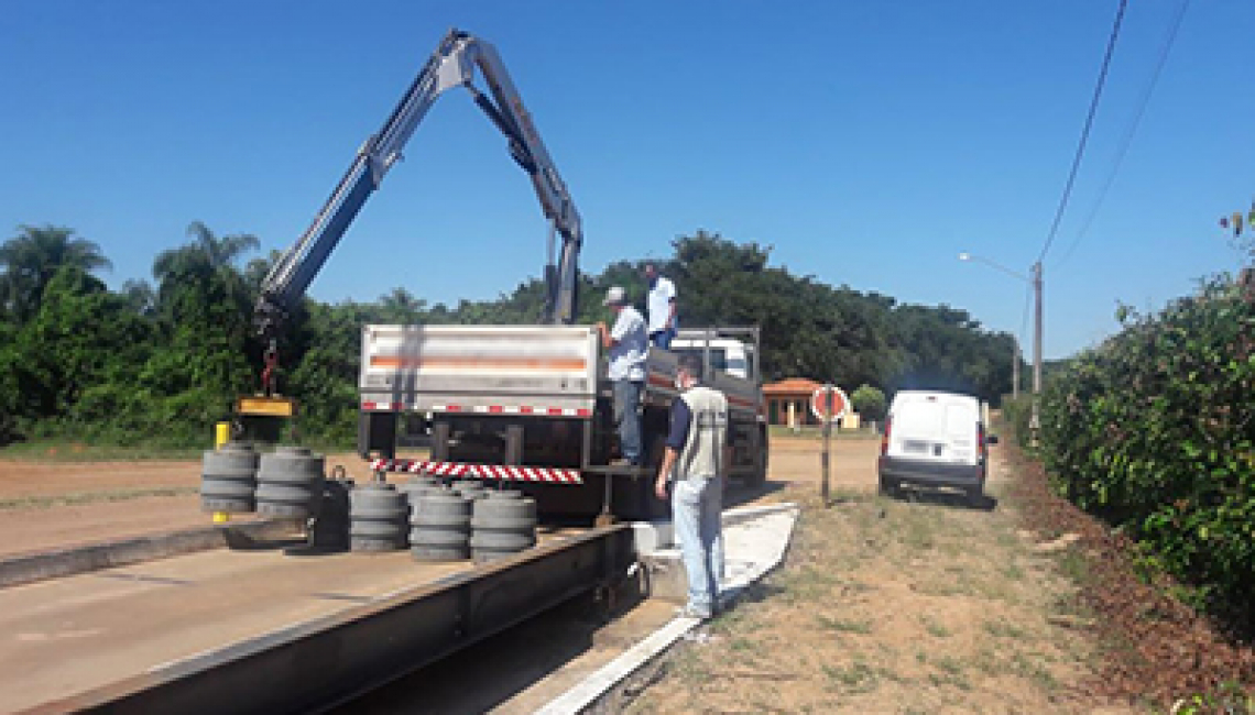 Ipem-SP realiza verificação inicial em balança rodoviária de Bariri