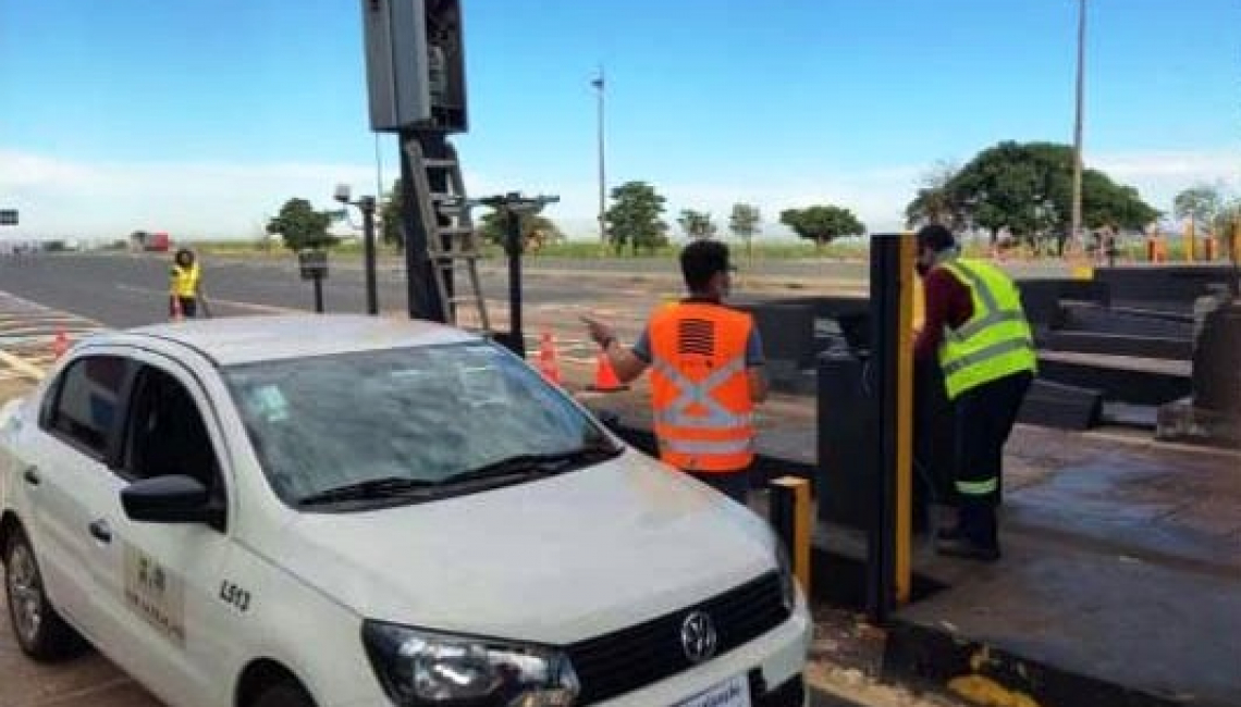 Ipem-SP verifica radar na Rodovia Anhanguera, em Ituverava