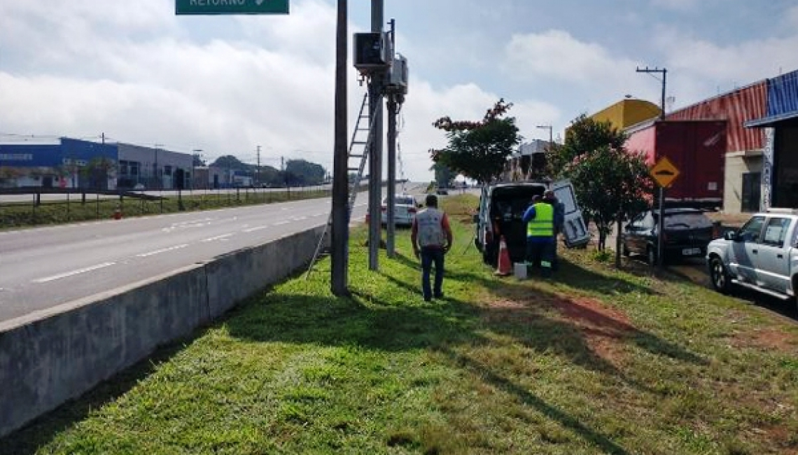 Ipem-SP verifica radar na Rodovia SP 344, em Aguaí