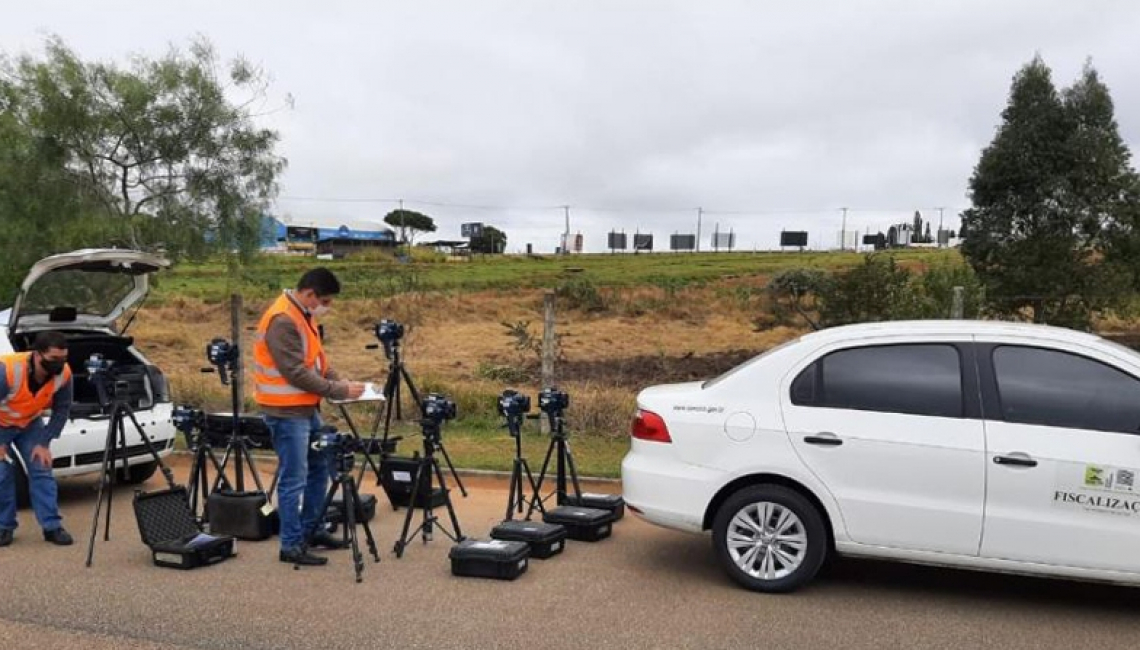 Ipem-SP verifica radares estáticos do Policiamento Rodoviário da Polícia Militar de SP, Paraná e Rio Grande do Sul