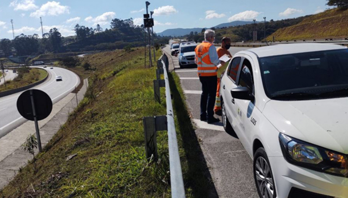 Ipem-SP verifica radar no Rodoanel Mario Covas, na capital