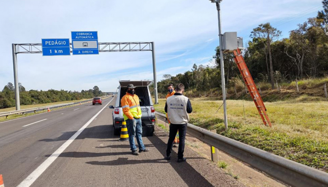 Ipem-SP verifica radar em Agudos 