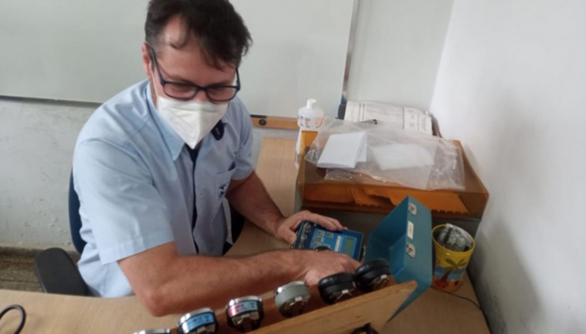 Ipem-SP verifica aparelhos de medir pressão arterial do Hospital de Base de São José do Rio Preto    