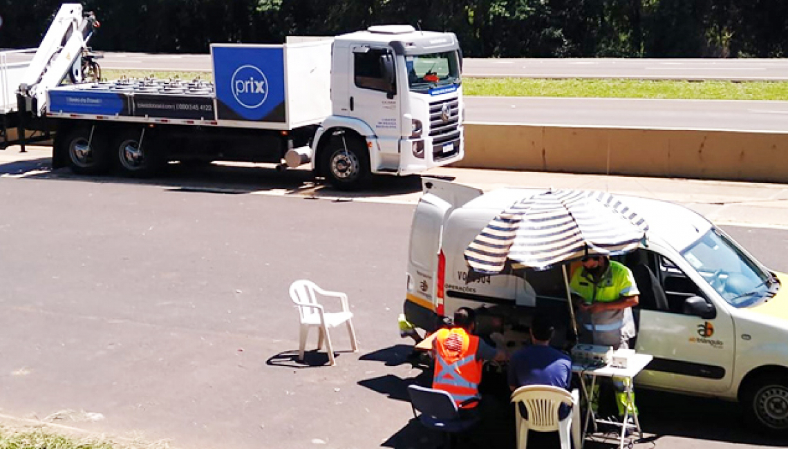 Ipem-SP verifica balança dinâmica na rodovia Washington Luís, em Matão