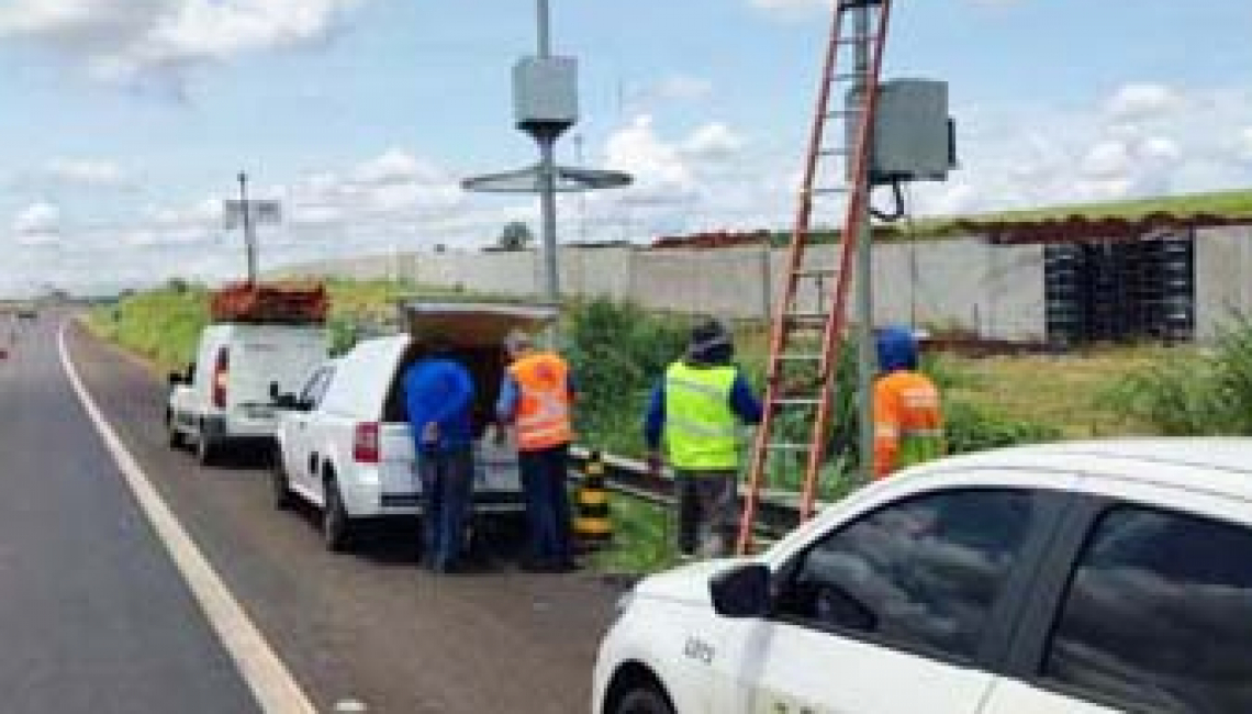 Ipem-SP verifica radar na rodovia Candido Portinari, em Brodowski 