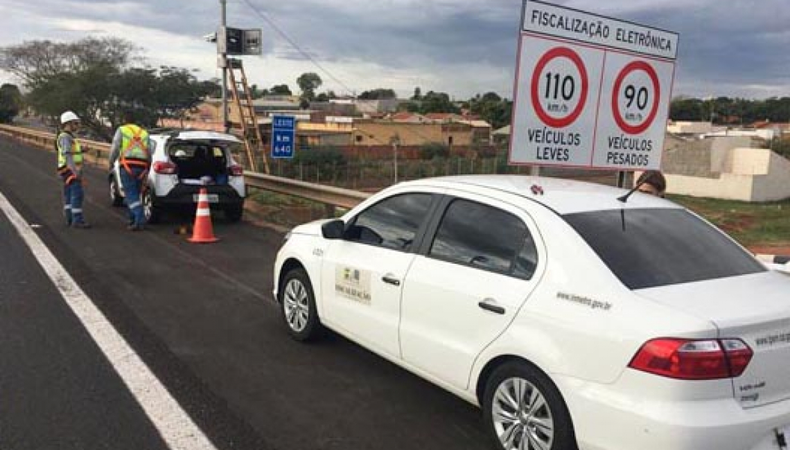 Ipem-SP verifica radar na rodovia Marechal Rondon, em Andradina
