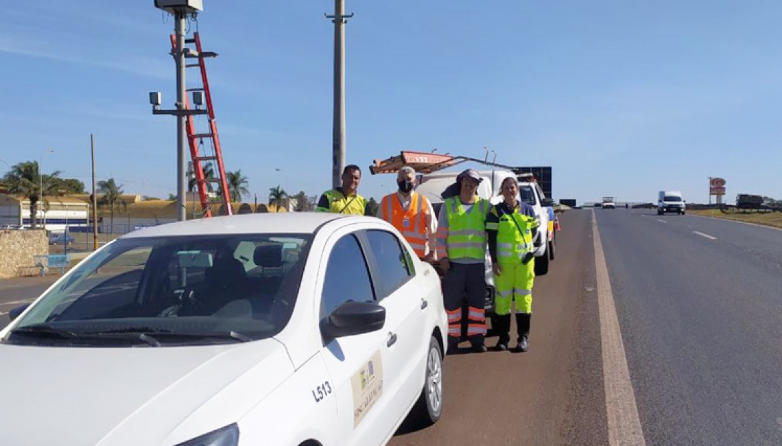 Ipem-SP verifica radar na rodovia SP 330, em Ribeirão Preto 