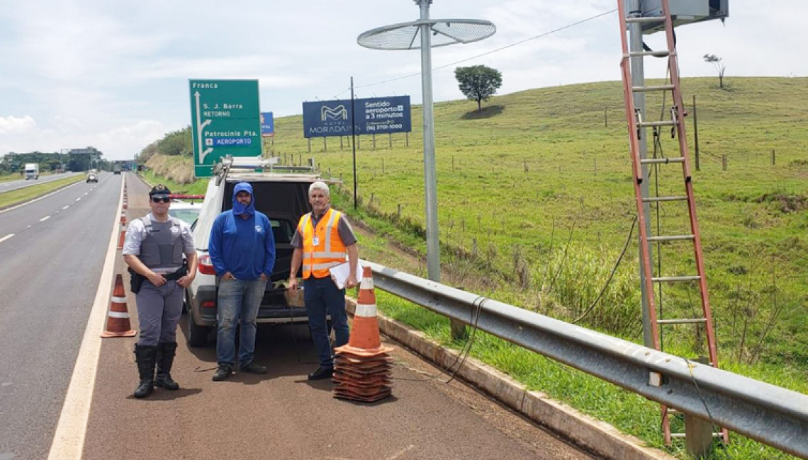 Ipem-SP verifica radar na rodovia SP 334, em Franca