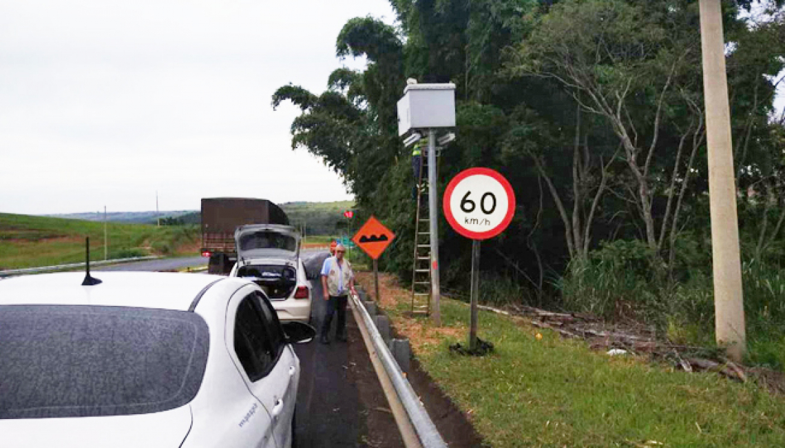 Ipem-SP verifica radar na rodovia SP 333, em Echaporã