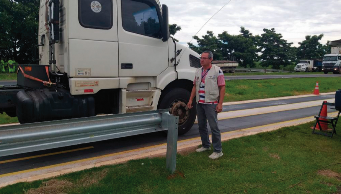 Ipem-SP verifica balança dinâmica na rodovia SP 379, em Ibirá