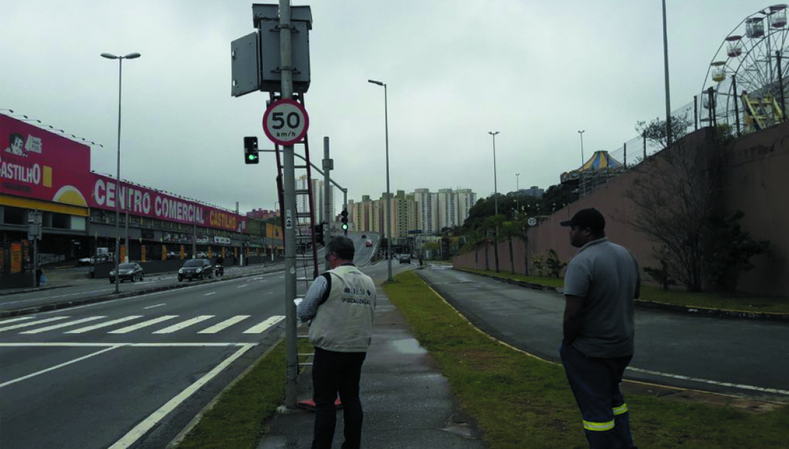 Ipem-SP verifica radar em São Bernardo do Campo