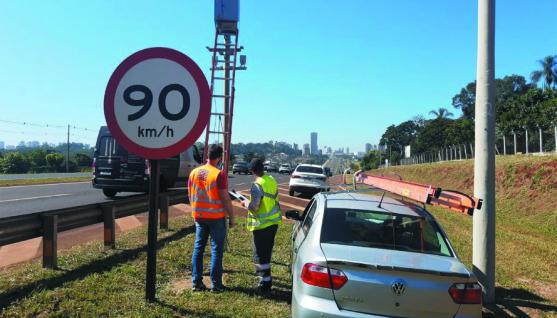 Ipem-SP verifica radar na rodovia SP 322, em Ribeirão Preto