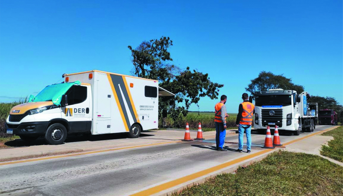 Ipem-SP verifica balança dinâmica na rodovia SP 191, em Botucatu