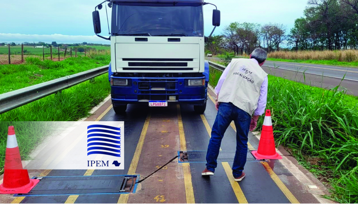 Ipem-SP verifica balança dinâmica na rodovia SP 373, em Severínia