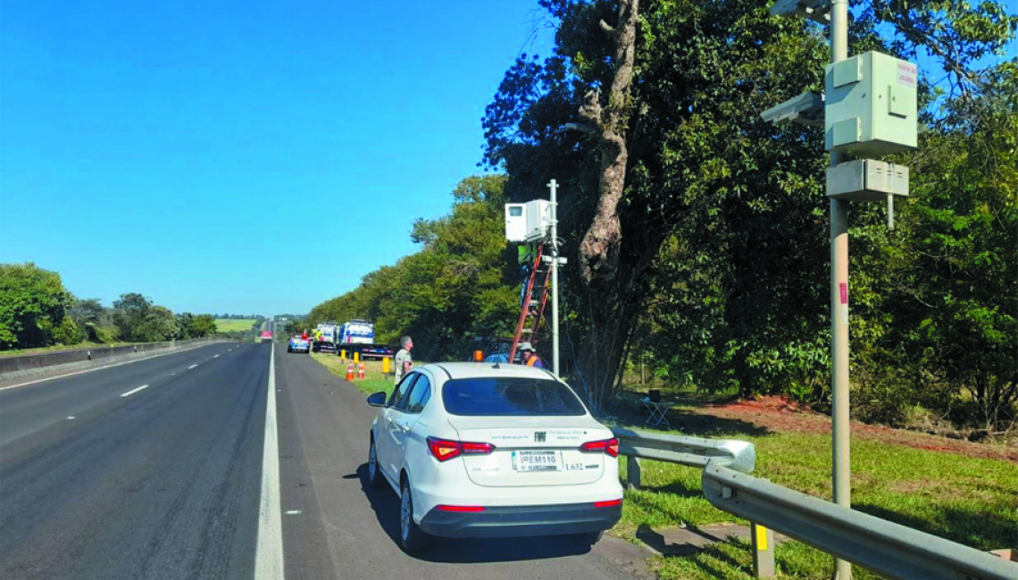 Ipem-SP verifica radares nas rodovias SP 225 e SPA007, em Santa Cruz do Rio Pardo