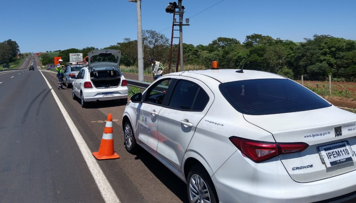 Ipem-SP verifica radares na rodovia SP 333, em Assis