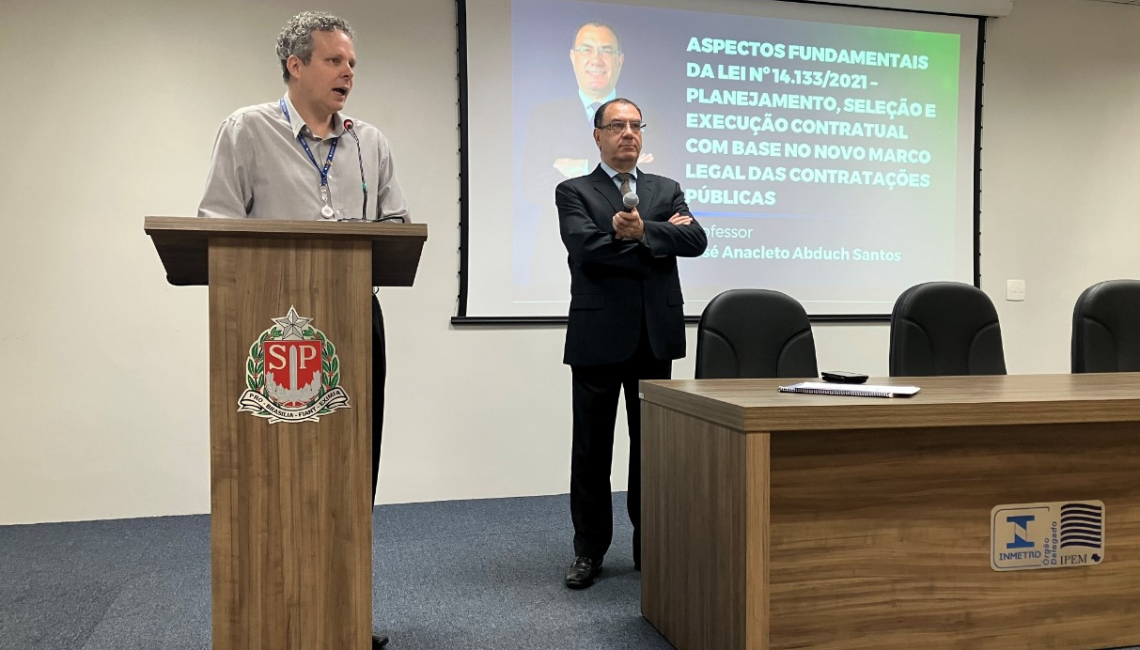 Ipem-SP realiza capacitação sobre a nova lei de licitações