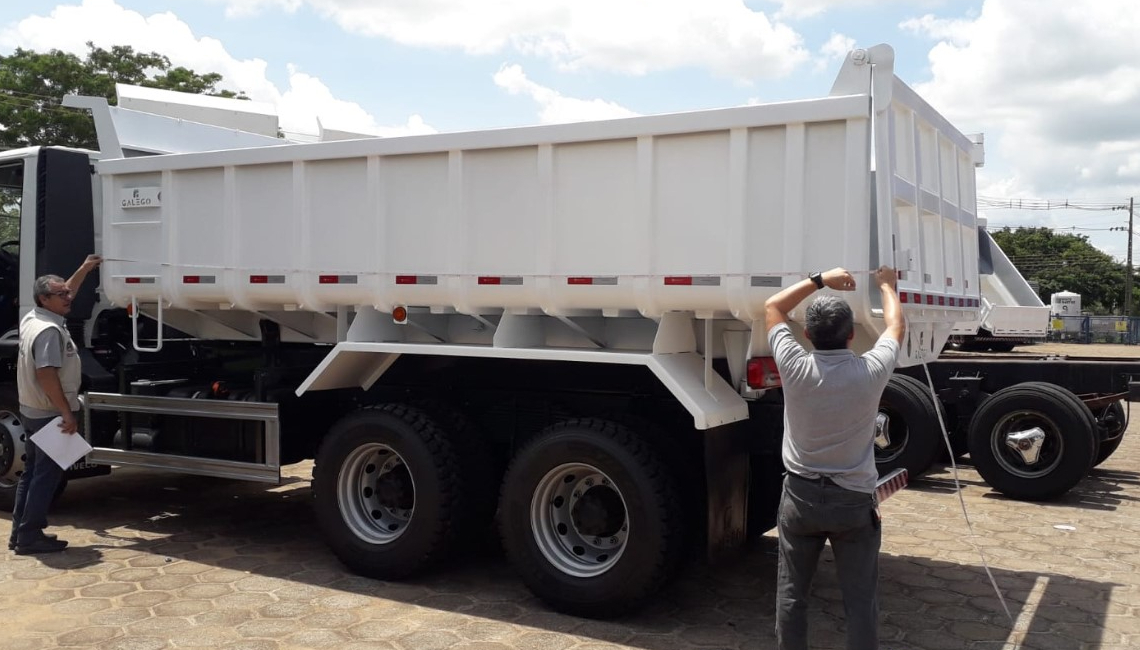 ­­­­­­­­­­­­­­­Ipem-SP verifica carroçarias para cargas sólidas utilizadas nas áreas agrícola e construção civil em Votuporanga 