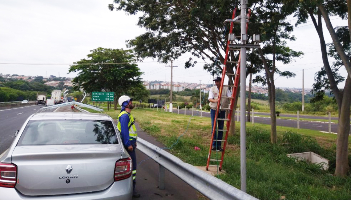 Em Marília, Ipem-SP verifica radar na rodovia SP 294
