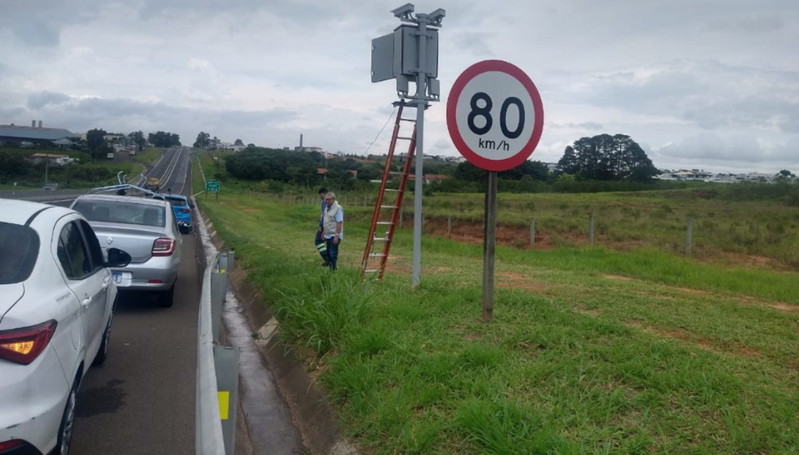 Ipem-SP verifica radar na rodovia SP 294, em Marília