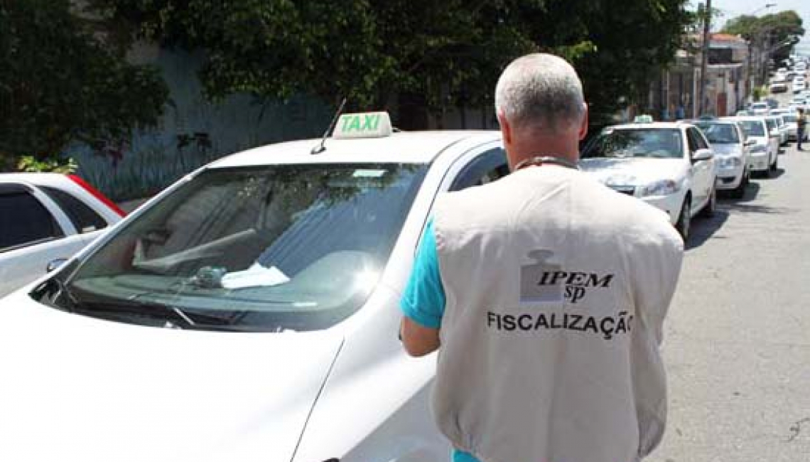 Em Araçatuba, Ipem-SP realizará verificação de taxímetros