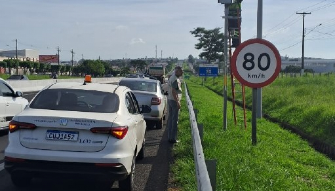 Em Marília, Ipem-SP verifica radares na rodovia SP 333