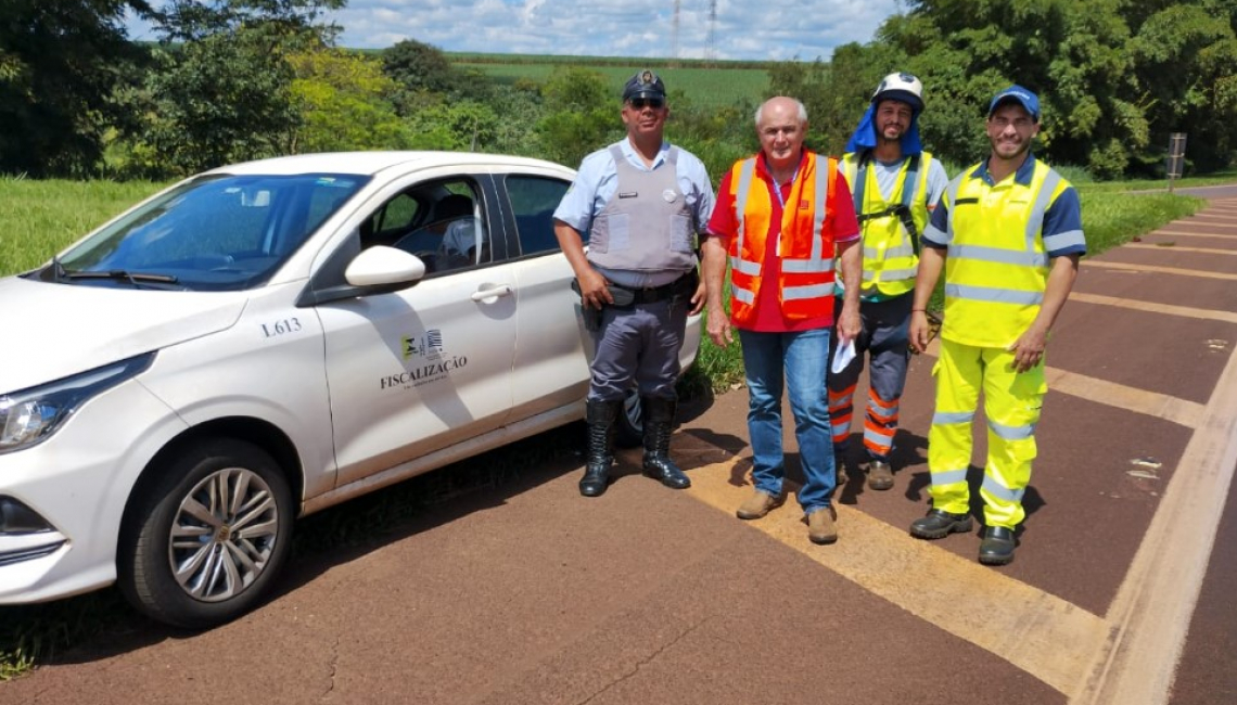  Em São Joaquim da Barra, Ipem-SP verifica radares na rodovia Anhanguera