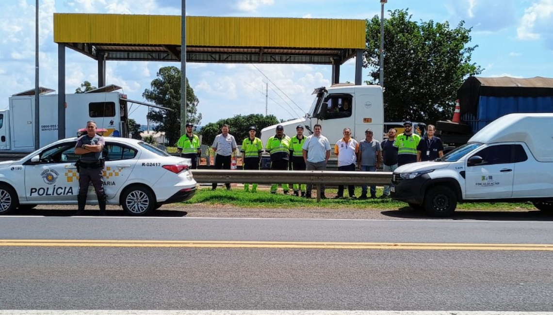 Em Penápolis e José Bonifácio, Ipem-SP verifica balanças dinâmicas na rodovia SP 425