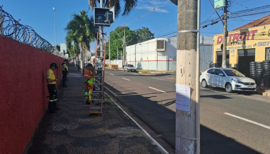 Em Marília, Ipem-SP verifica radar avenida Castro Alves