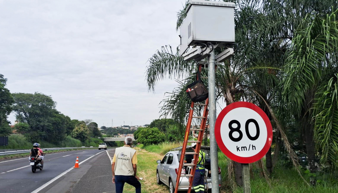 Em Marília, Ipem-SP verifica radar na rodovia SP 294