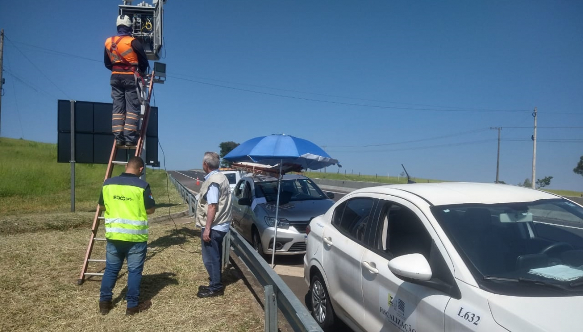 Em Marília, Ipem-SP verifica radares na rodovia SP 294 