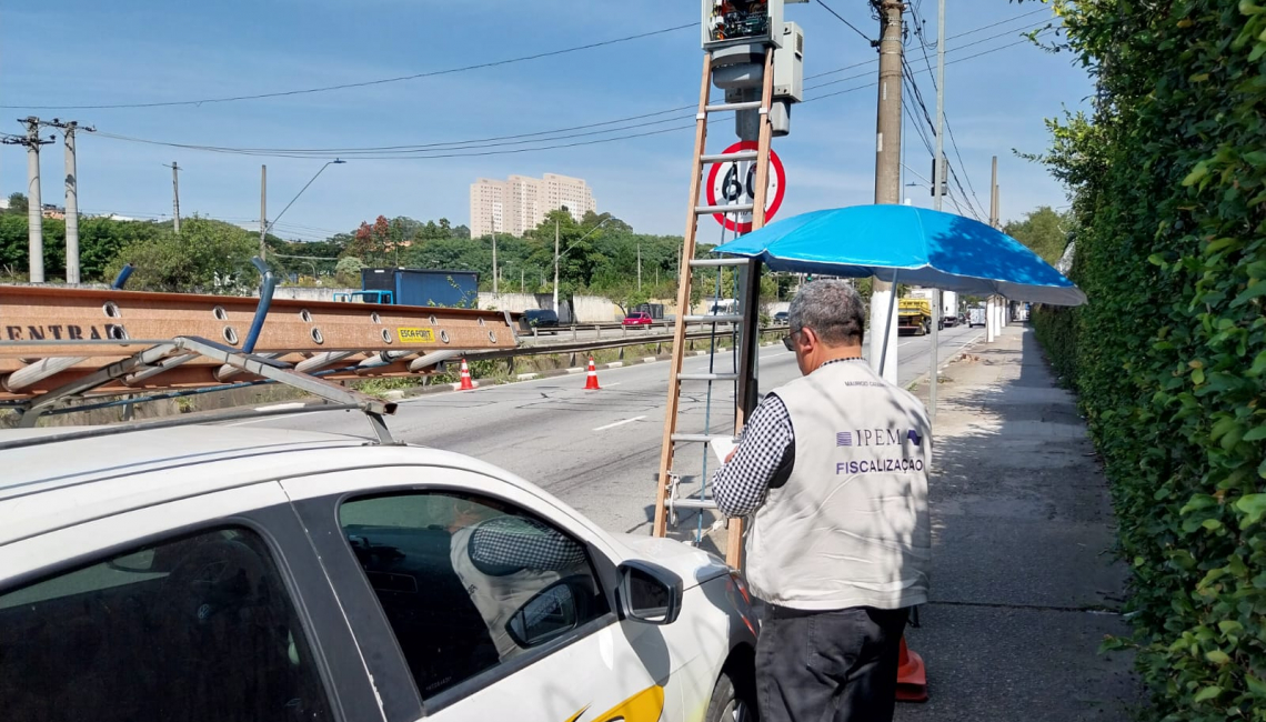 Em Diadema, Ipem-SP verifica radar no corredor ABD