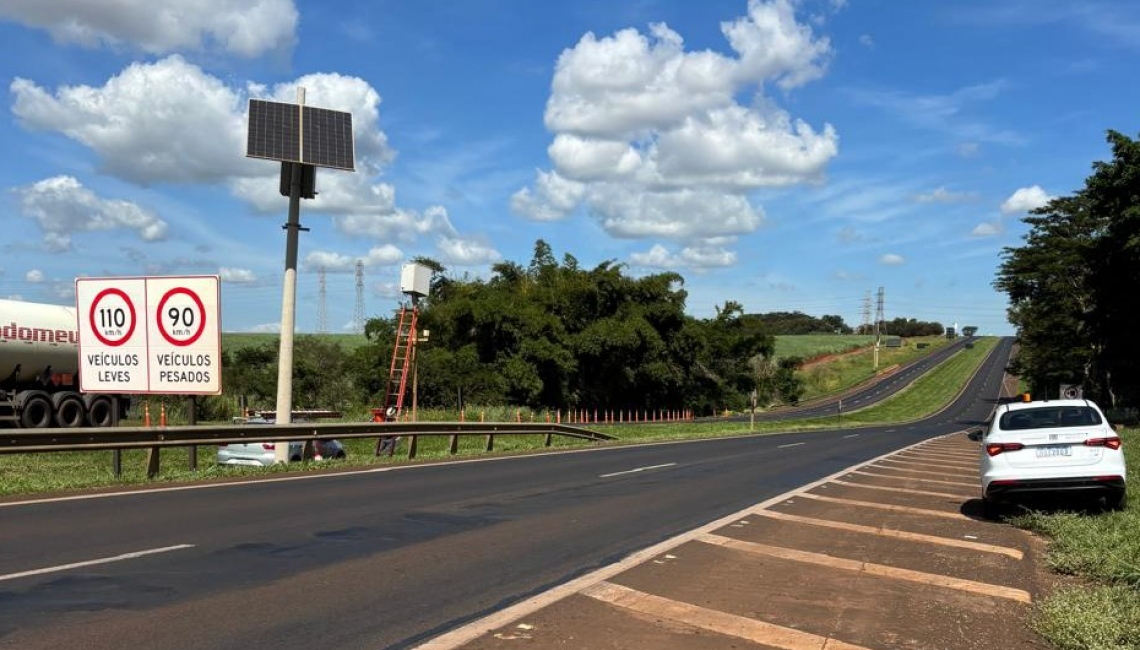 Em São Joaquim da Barra, Ipem-SP verifica radares na rodovia SP 330