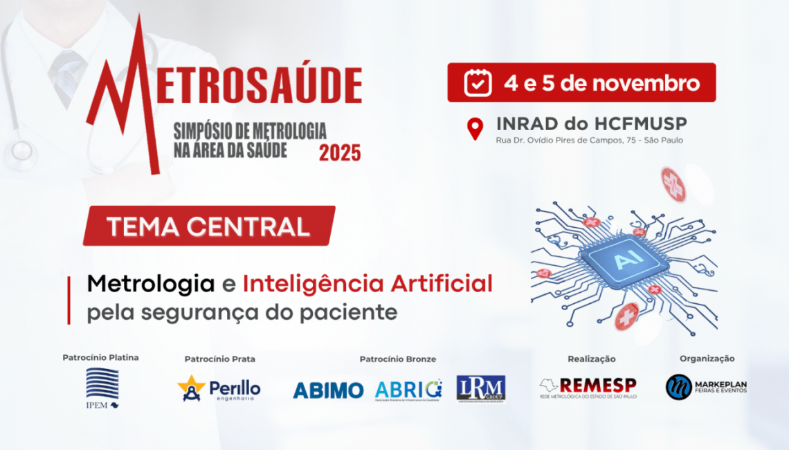 Na capital, Ipem-SP participará do MetroSaúde 2025