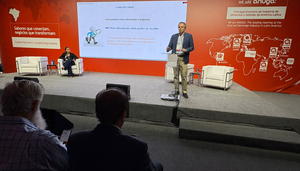 Ipem-SP destaca a importância da infraestrutura de qualidade no segmento de alimentos e bebidas durante Fórum da Anuga Select Brazil, na capital