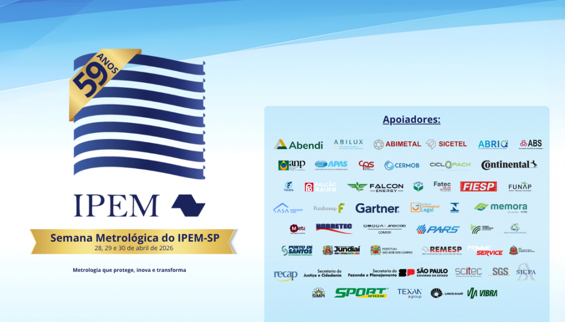 Parcerias institucionais fortalecem a realização da Semana Metrológica do Ipem-SP nos 59 anos da instituição