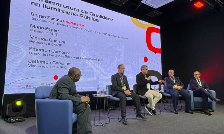 Em Santo André, Ipem-SP participa do Congresso Paulista de Iluminação e Cidades do Futuro